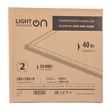 Панель ультратонкая светодиодная LightPhenomenON LT-UTP-02-IP40-40W-6500К 4E комплект с драйвером - Светильники - Для общественных зданий - omvolt.ru